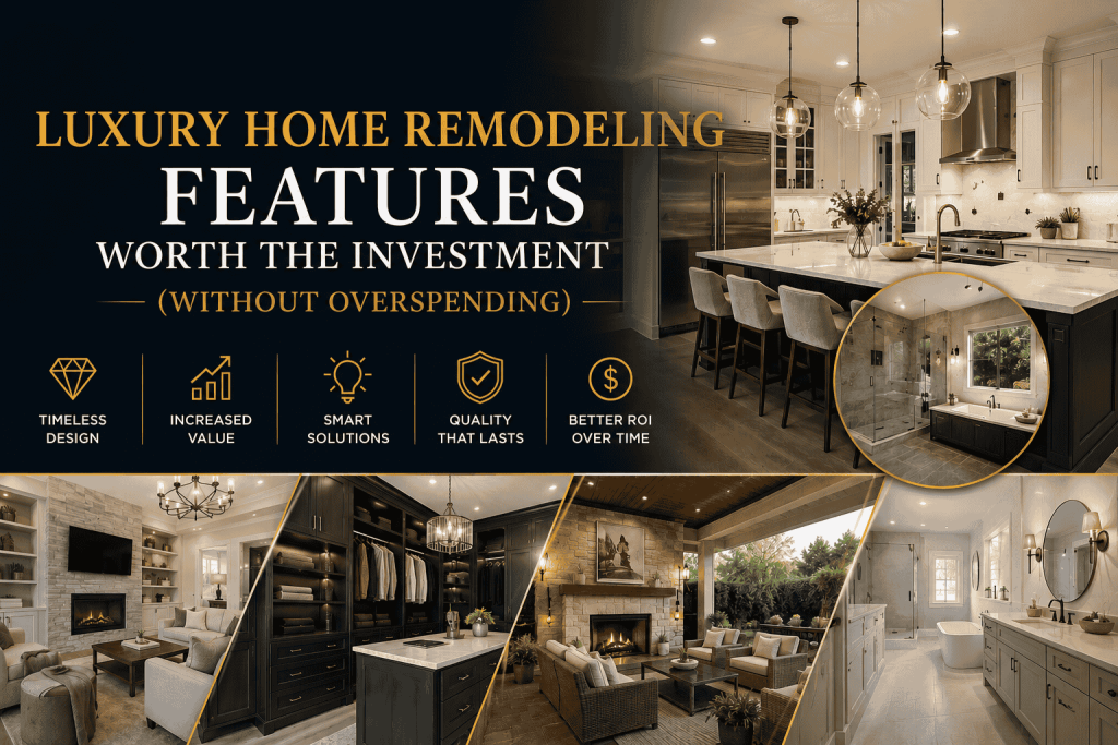 Luxury Home Remodeling Features Worth the Investment (Without Overspending)
